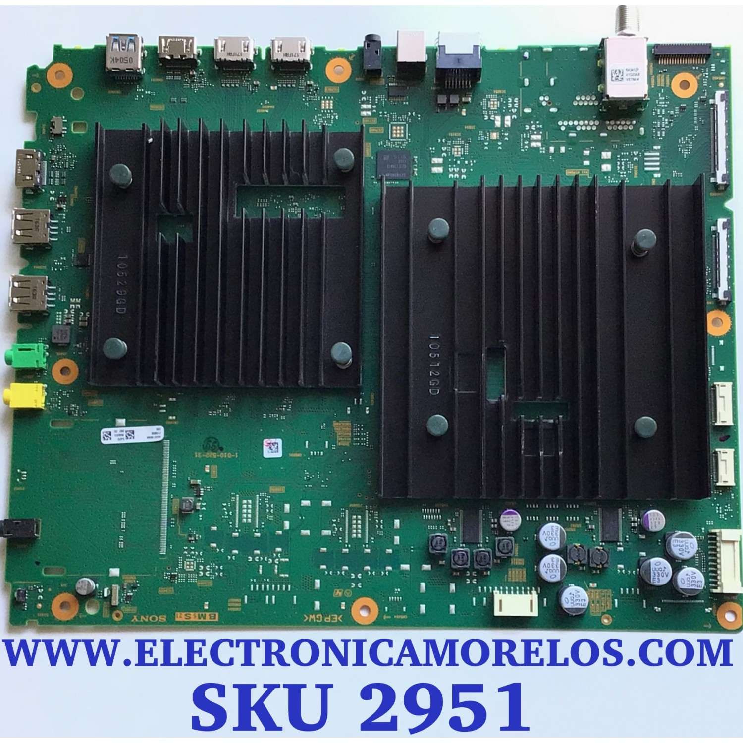MAIN PARA TV SONY BRAVIA OLED 4K UHD SMART TV / NUMERO DE PARTE A5027459A 542 / 1-010-522-31 / A5027459A / A-5027-459-A 542 / 101052231 / PANEL YDBO065UNG01 / MODELO XR-65A80CJ / XR65A80CJ